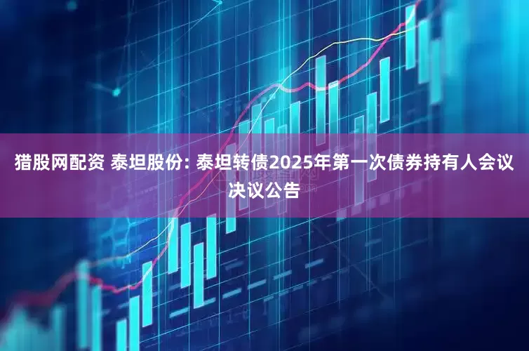 猎股网配资 泰坦股份: 泰坦转债2025年第一次债券持有人会议决议公告