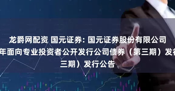龙爵网配资 国元证券: 国元证券股份有限公司2025年面向专业投资者公开发行公司债券(第三期)发行公告